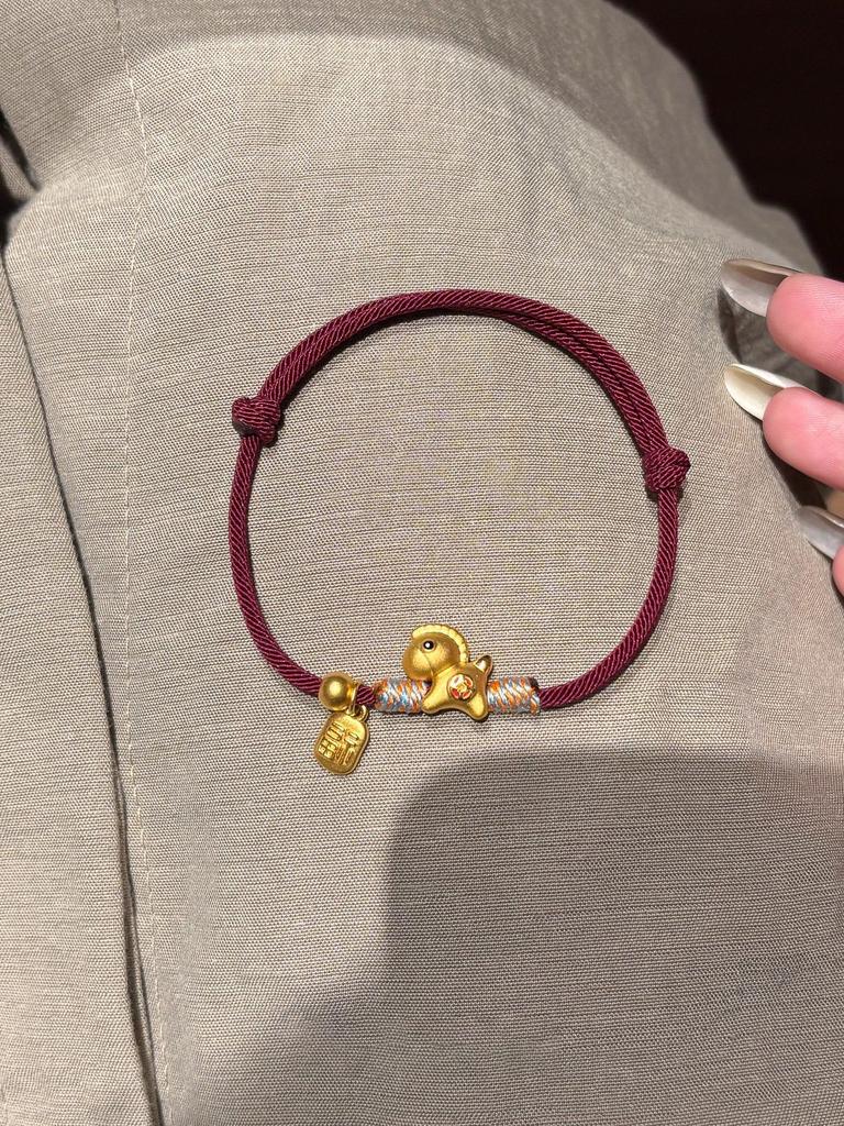 Hot Selling Pony Coin Braided Bracelet Zodiac Year Horse Bracelet Versatile Bracelet