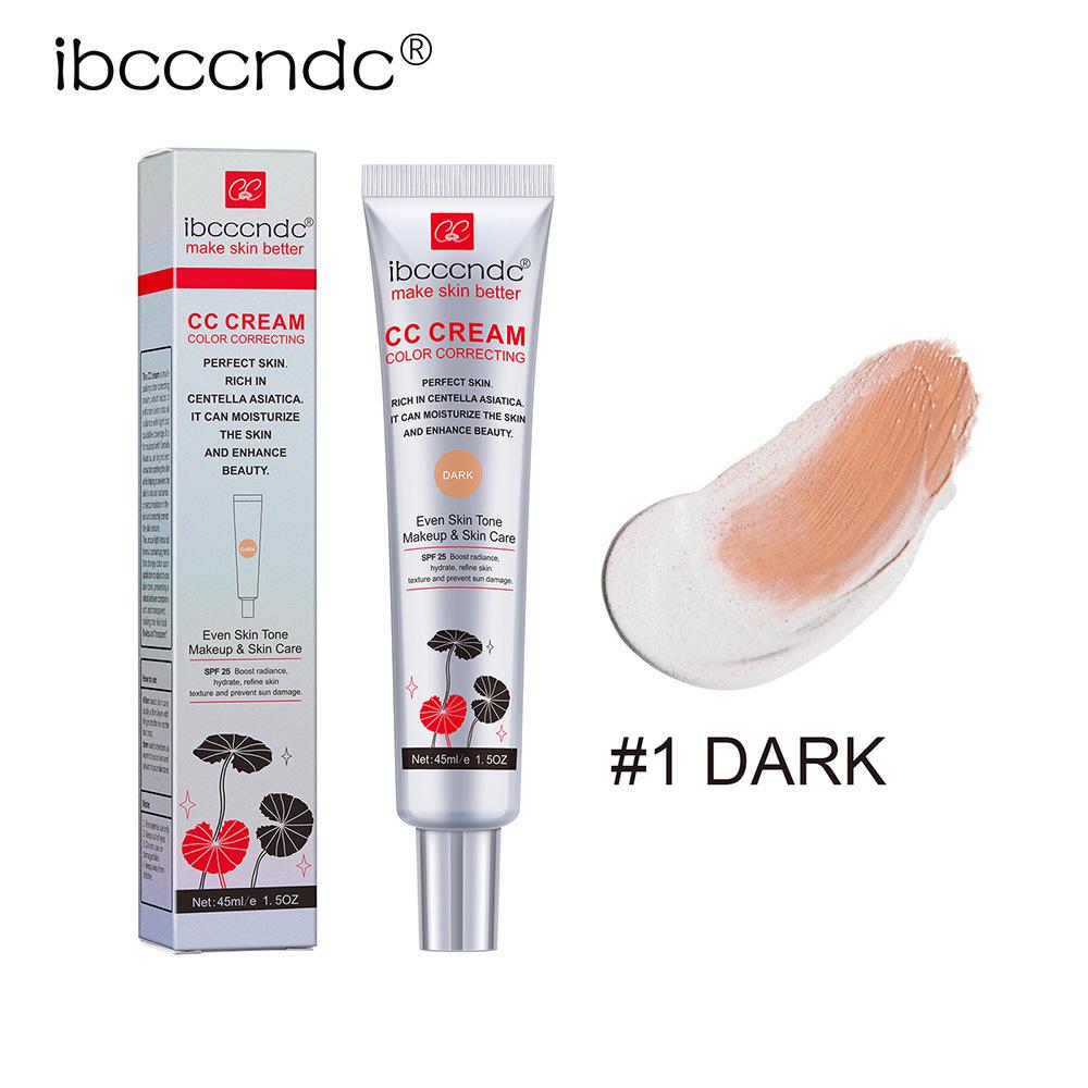 Centella Asiatica Color-Changing CC Cream: Long-Lasting, Transfer-Proof, Moisturizing, Hydrating Pre-Makeup Concealer.