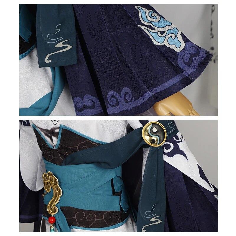 Game Impact 3 Cosplay Fu Hua Cosplay Costume Wig Dress Uniform Full Set FuHua Halloween Party Costume for Women Girls