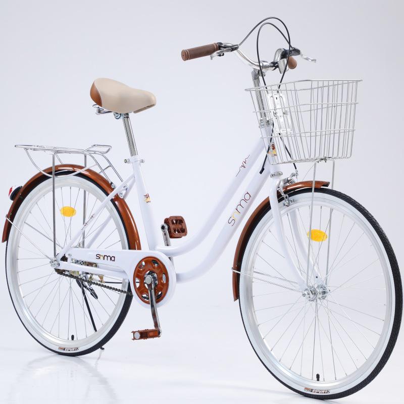Sanhe Horse 24/26-inch Unisex Commuting & Shopping Bike with Variable Speed and Lightweight Design