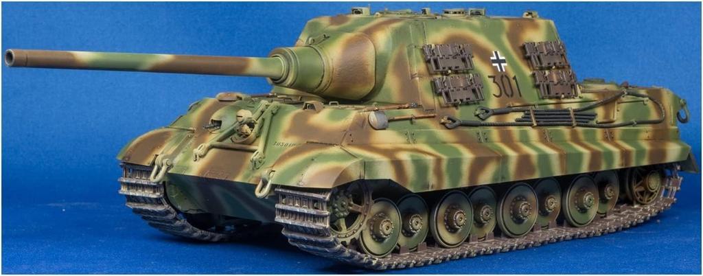 Takom Blitz Scale German Jagdtiger Porsche Production Type Plastic Model Kit TKOB8003 1/35 Sd.Kfz.186 (TAKOM Brand)