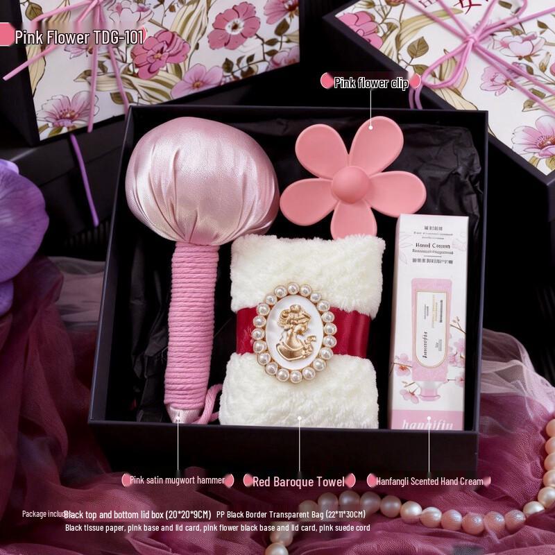 

Women s Day Pink Flower Gift Set
