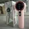 Southeast Asia USB Rechargeable 100-Speed Handheld Turbo Fan with Digital Display