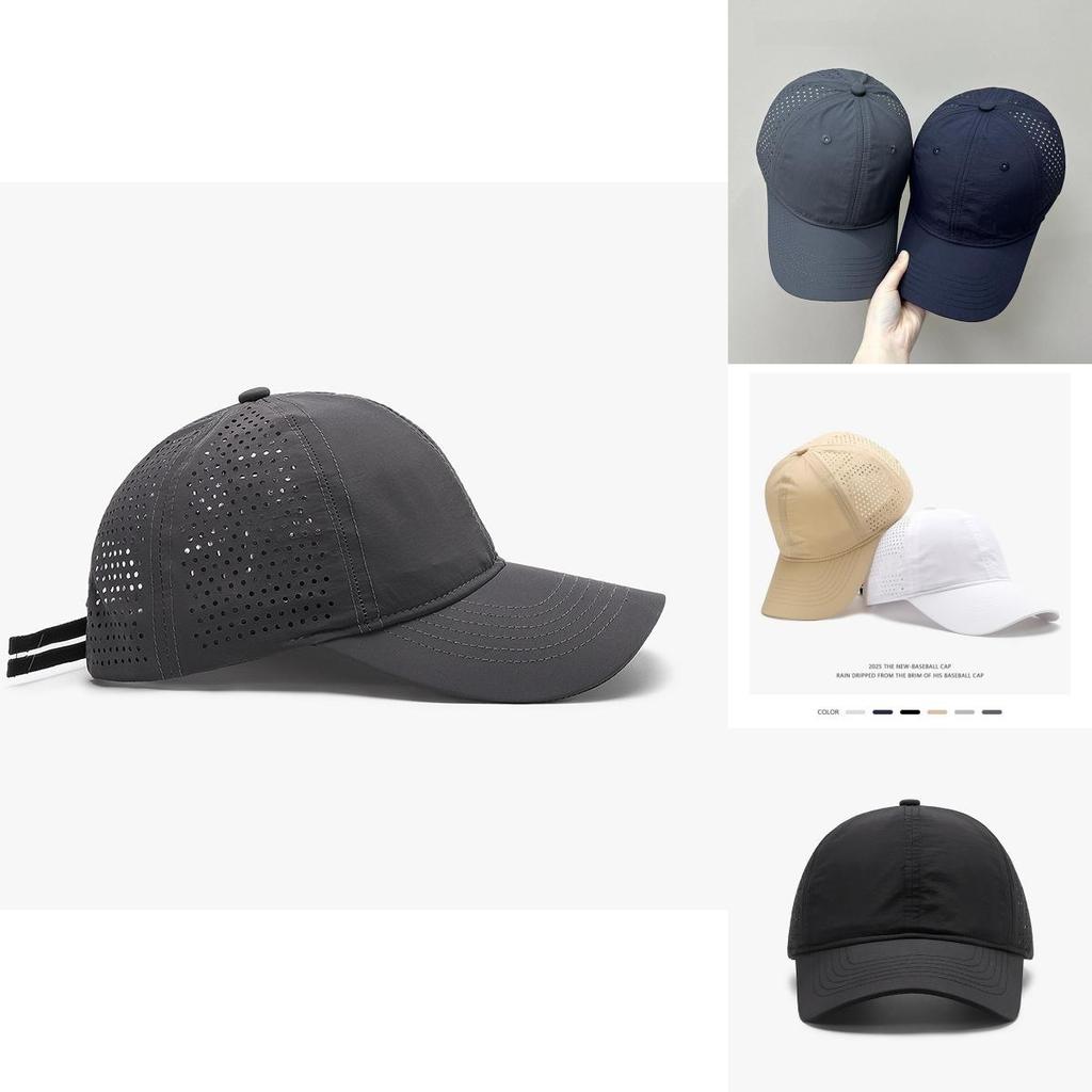 Summer Mesh Cap With Adjustable Fit For Outdoor Sports And Casual Wear