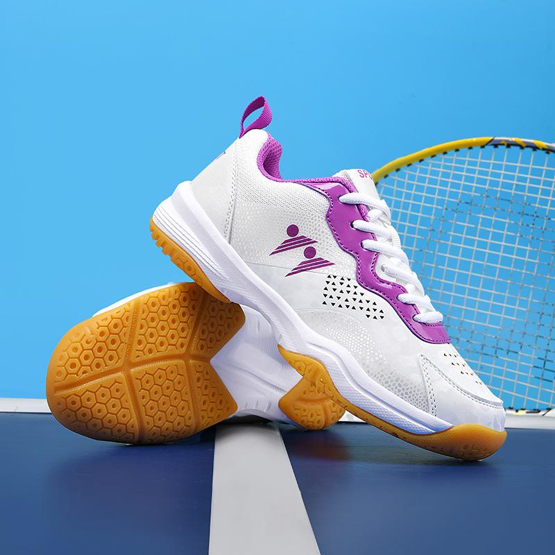 Breathable professional badminton shoes men's non-slip tennis training sports shoes youth mesh table tennis shoes women