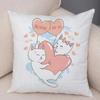 Funny Pet Cat Decorative Pillowcase Living Room Office Home Pillowcase Car Ornaments