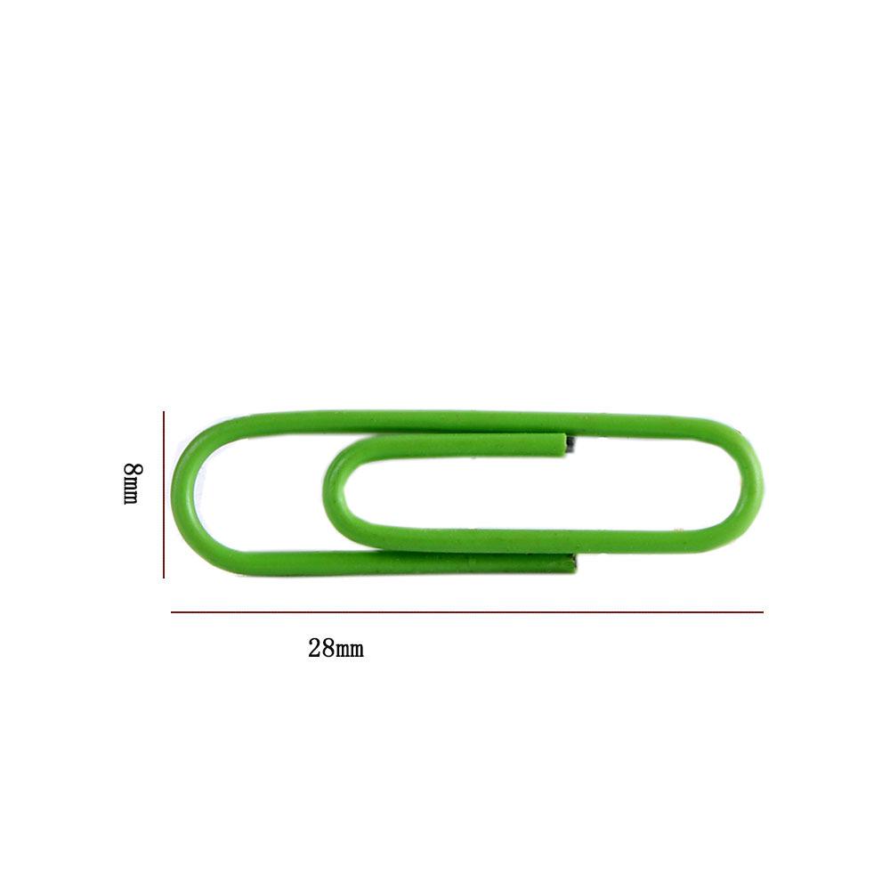 Zebra Color Anti-Rust Metal Paperclips & Barrel Binder Clips - 28mm Cartoon Bookmarks for Office Stationery