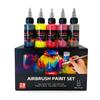 28-Color Pointed Mouth Airbrush Acrylic Paint Set for DIY Model and Figure Painting