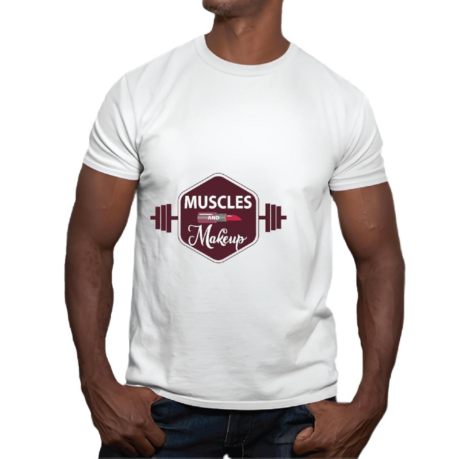 Makeup Artist Women Fitness Gymers Gift Humor Weight Lifting Cosmetologist Supplies Men Women Gray Multicolor T shirt XXXXXL белый