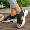 Summer Women Sandals Platform Roman Plus Size Sandals Lightweight Beach Wedge Shoes Women Comfort Casual Sport Sandals Women