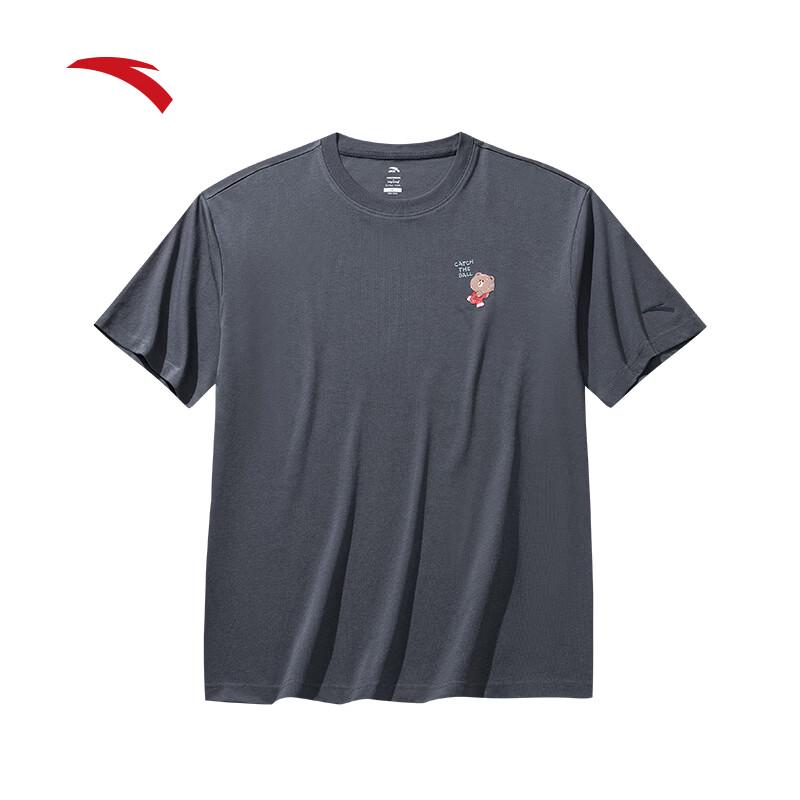 ANTA x LINE FRIENDS Ice-Feel Antibacterial Loose Fit Summer T-Shirt 2XL