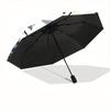 1pc Moon Wolf Auto Open/close, All-Season Portable Folding Umbrella for Women & Men, Travel, Everyday, Formal Events -06185