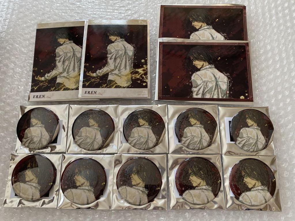 [USED] Attack on Titan Fighting Back Can Badge Bromide Eren