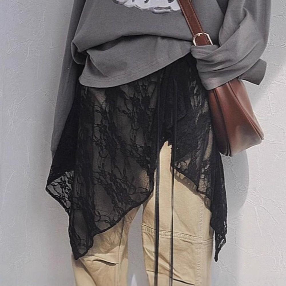 Flower Safety Skirt Petticoat Transparent Lining Petticoat Women Commuting