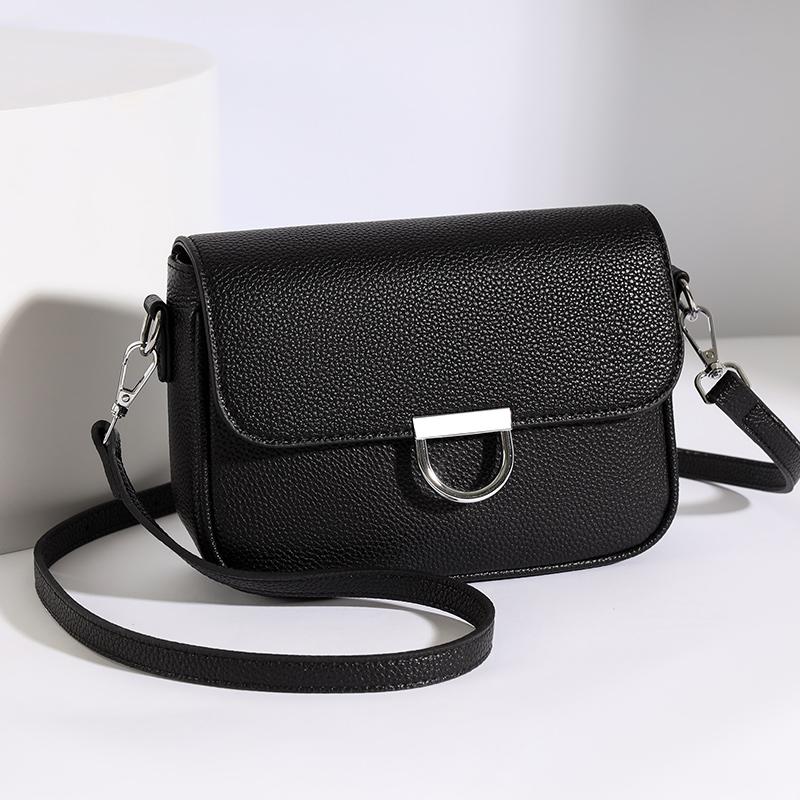 100% Genuine Leather Handbag Fashion Solid Color Female Shoulder Crossbody Bag Women bags Designer Cowhide Ladies Tote Bags
