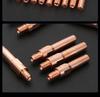 MIG Welding Contact Tip Set: CO2 Gas Shielded Gun Accessories, Copper Conductive Nozzle
