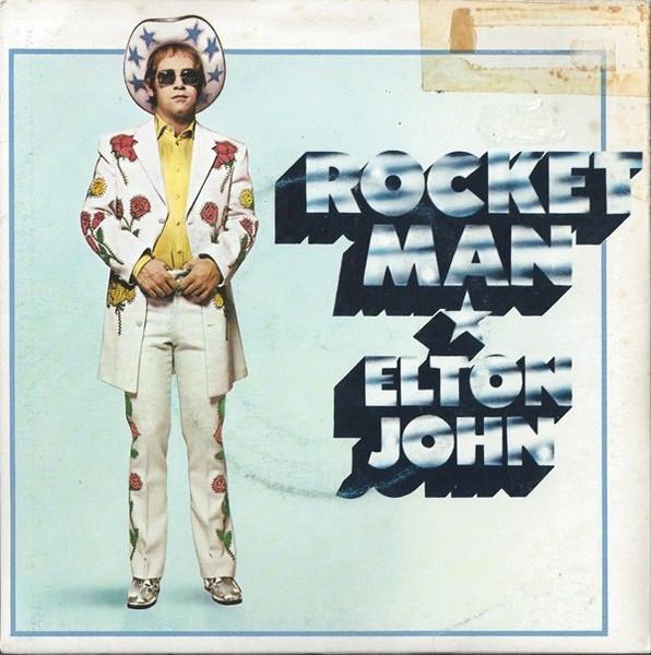 

7inch Record ELTON JOHN - Rocket Man (I Think It s Going To B DJX501 DJM RECORDS 1972 UK Rock Used