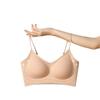Women S Seamless Wireless Push Up Bra With Thin Straps For Small Chest