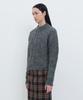 Yunse Angora Knit Zip-Up (Charcoal)