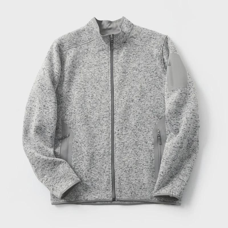 2024 Spring/Autumn Versatile Fleece Jacket: Stylish, Warm, Loose-Fit with Half-High Collar for Outdoor Adventures