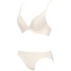 AMOSTYLE BY Triumph Dream Bra Deep V Bra Panty Daisy M014 Size E70M & Set, Lace, (Black),