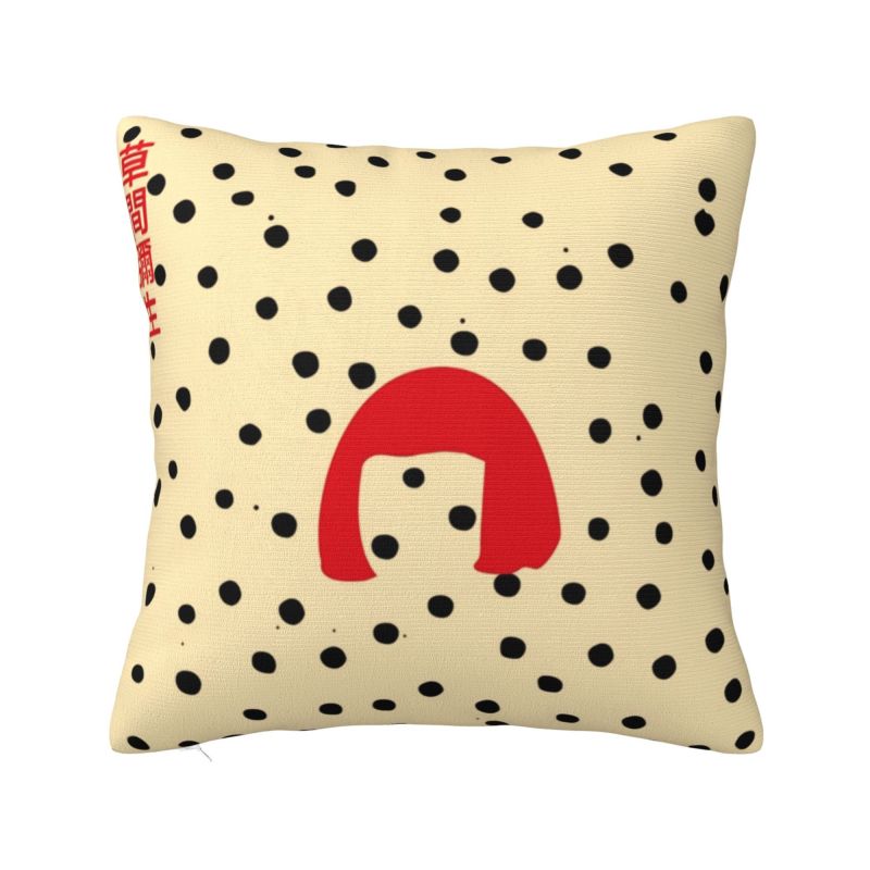 Luxury Yayoi Kusama Self Portrait Sofa Cushion Cover Polyester Throw Pillow Case Bedroom Decoration