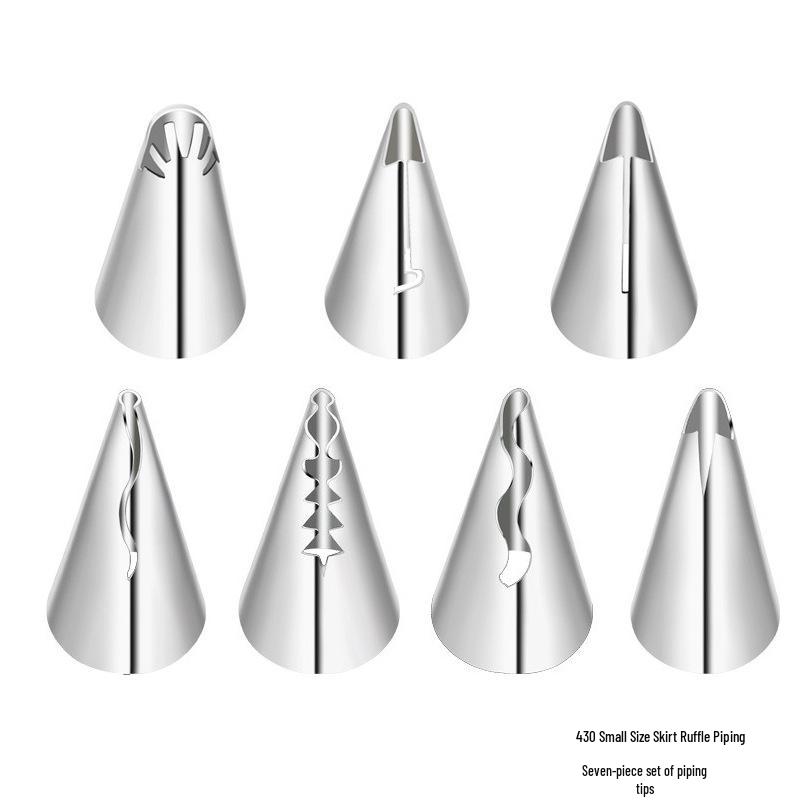 Stainless Steel Piping Tips Set - 48 Styles for Cake Decorating