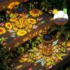 Colorful Solar Lanterns Sunflower Butterfly Hummingbird Waterproof Multicolor LED Metal Hanging Lantern for Outdoor Garden Yard