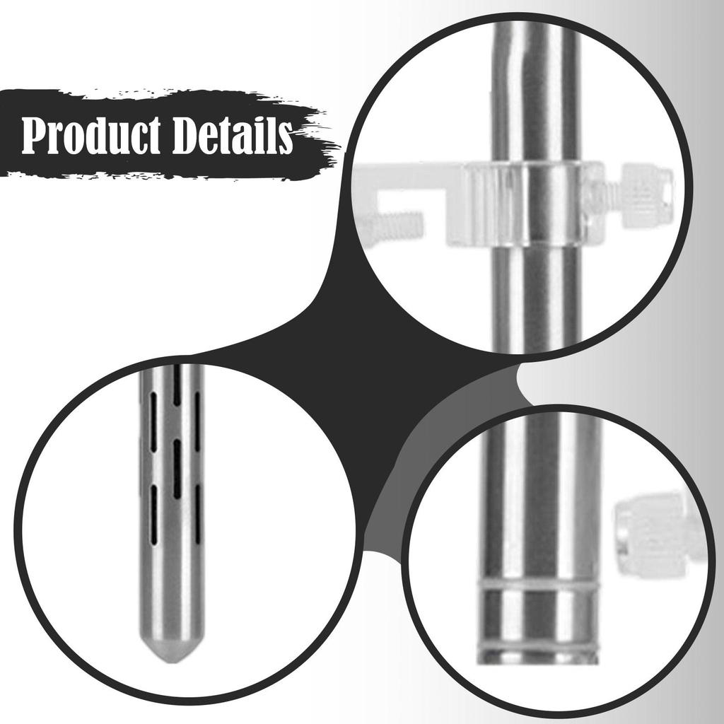 Aquatic Inflow Lily Pipe Leakproof ,Easy Assembly, Functional Sturdy Universal Metal Fish Tank Accessory Inflow Set Inlet