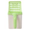 Cat Litter Scoop with Bag Holder Mess-Free Kitty Litter Box Sifter with Refill Bags Spill-Proof Cat Poop Scooper for Easy One-Handed Cleaning