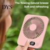 Handheld Fan for School Portable Desktop Fan, 5 Speed USB Rechargeable Small Adjustable Angle Cooling 180-degree Personal Home Office Dorm