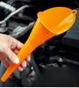 Pâlnie cu tijă lungă pentru mașină, benzină, ulei, unelte de umplere cu combustibil, pâlnie de ulei din plastic, anti-stropire, unelte de alimentare cu combustibil, accesorii auto