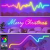 Colorful Running Lantern Strip USB RGBIC Neon LED Strip Light Bluetooth APP Control Music Sync Silicone Neon Lamp Tape for Room