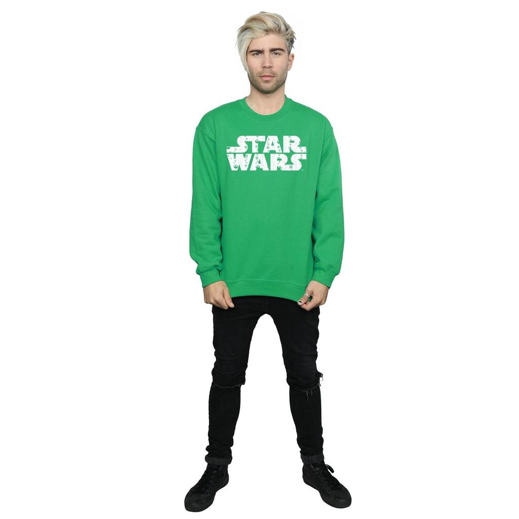 STAR WARS Mens Christmas Logo Sweatshirt