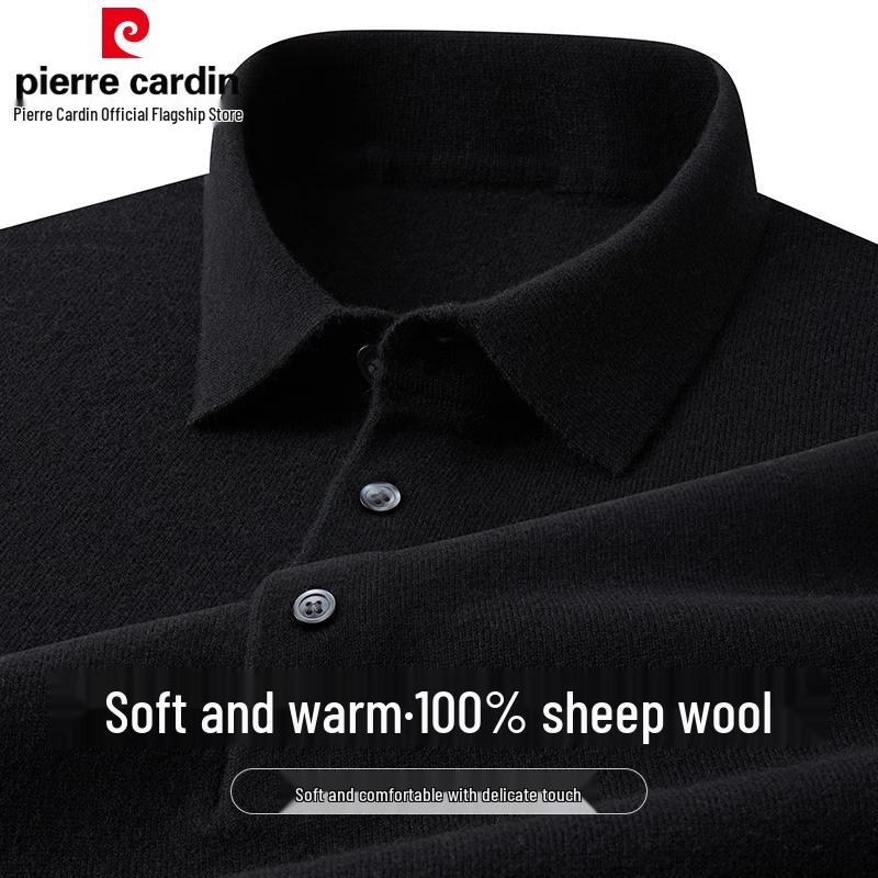 

Мужской свитер с высоким воротом Pierre Cardin из 100% мериносовой шерсти L