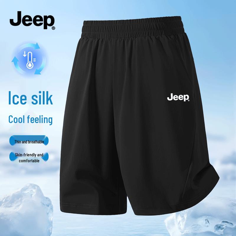 JEEP Men's Summer Ice Silk Casual Shorts