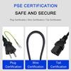 Male to Male Extension Cord Double Male 5-15P 12AWG 125V US Plug Generator Adapter Cord for Transfer Switch 0.6M/1.5M