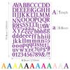 Colorful English Letters Alphabet Number Scrapbooking Stickers DIY Diary Journal Planner Photo Album Cup Laptop Gift Decoration