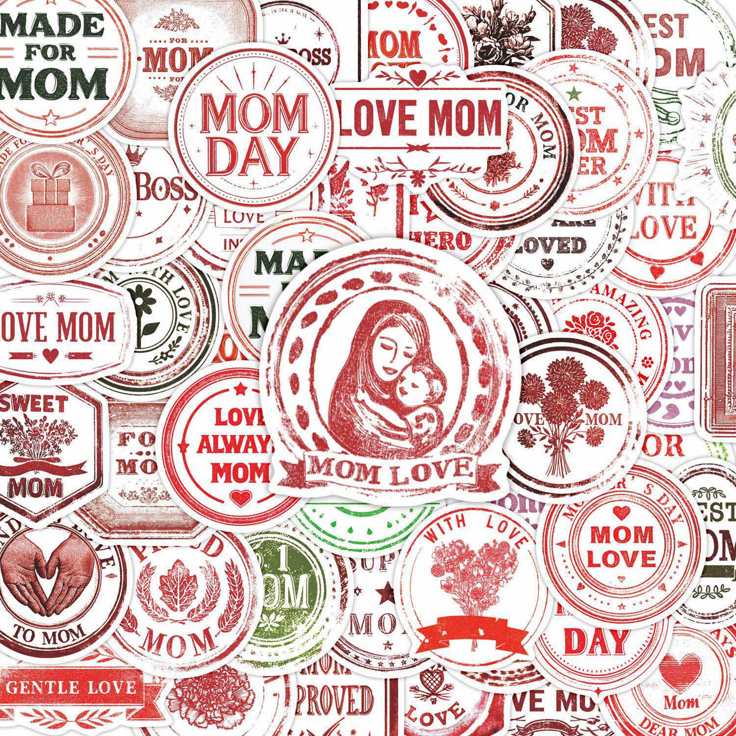 

51 Popular Mother s Day Stickers: DIY Journal Notebook Decoration Set X057-03