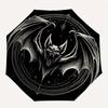 1pc Bat Mystic Automatic Open/close, Heavy-Duty Iron Frame & 8-Rib structure, Compact Folding Umbrella for Women/Men, All-Season Travel, Halloween and