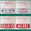 Creative Christmas Welcome Card DIY Christmas Sign Plaque New Christmas Pendant  Merry Christmas