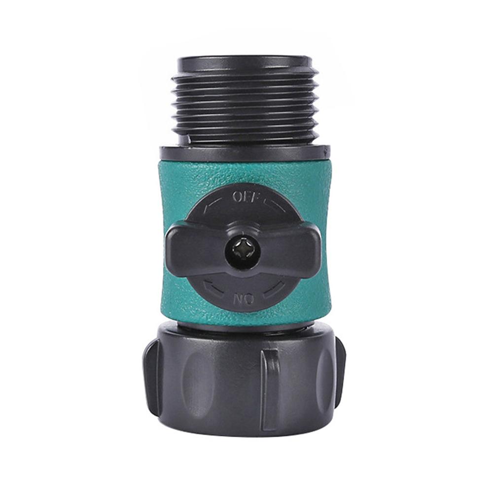 Garden Sprinkler Pipe Valve Control Durable Plastic Single-way Valve Gardening Accessories Car Wash Water Gun Fitting Connector