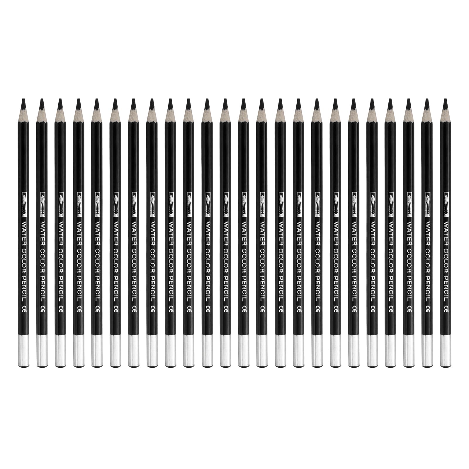 

PATIKIL Colored 24 Pencils for and Black Water-Soluble Pencils, Water-Soluble Blending, Coloring, Sketching, Painting, чёрный