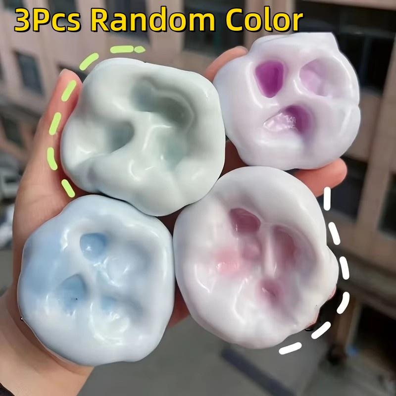 1 szt. Gniotek Płynny Lód Skóra Galaretka Kulka Ściskanie Zabawka Dzieci Dorosły Miękki Ścisk Pop Zabawki Fidget Prezent na Imprezę Nowa Rozrywka Gry