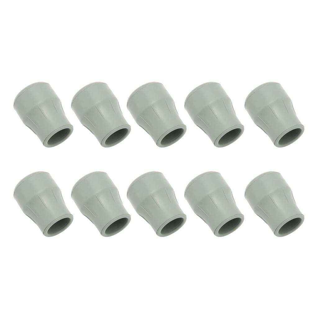 10 STÜCKE Gummi Puffer Krücken Spitzen Ersatz Rutschfest Gehstockspitzen Schutz 22mm Innendurchmesser