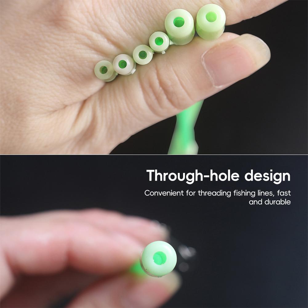 5 Stück 7-25CM Leuchtende Kunststoffröhre Grundangeln Balance Meeresangeln Weitwurf Verwicklungssichere Kunststoff-Winkelrohr Köder Zubehör