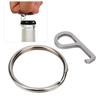 4 Sets EDC Mini Bottle Can Box Opener Knife Multifunction Tool Fish Hook Key Chain