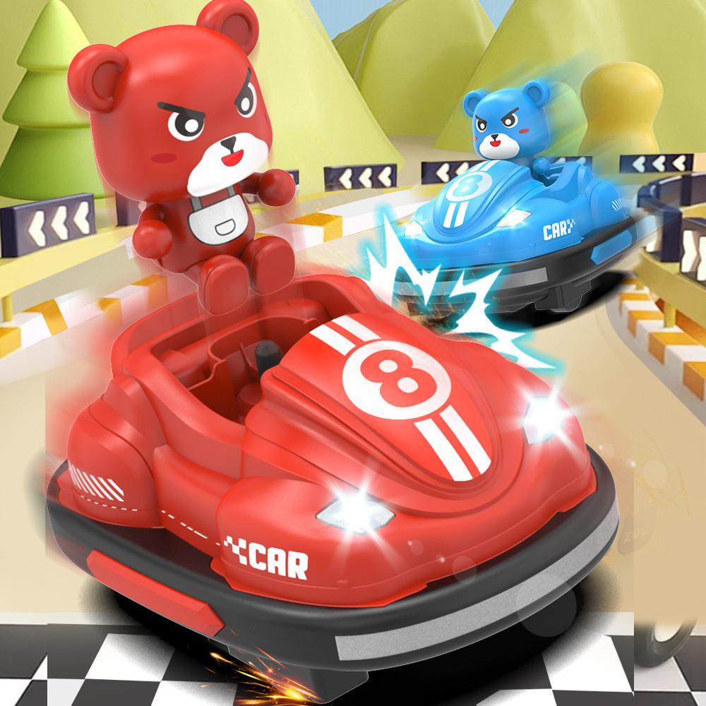 JJRC Q195 New Children Interactive Toy light Music Bumper Car Two Soccer Match Interactive Remote Control Car