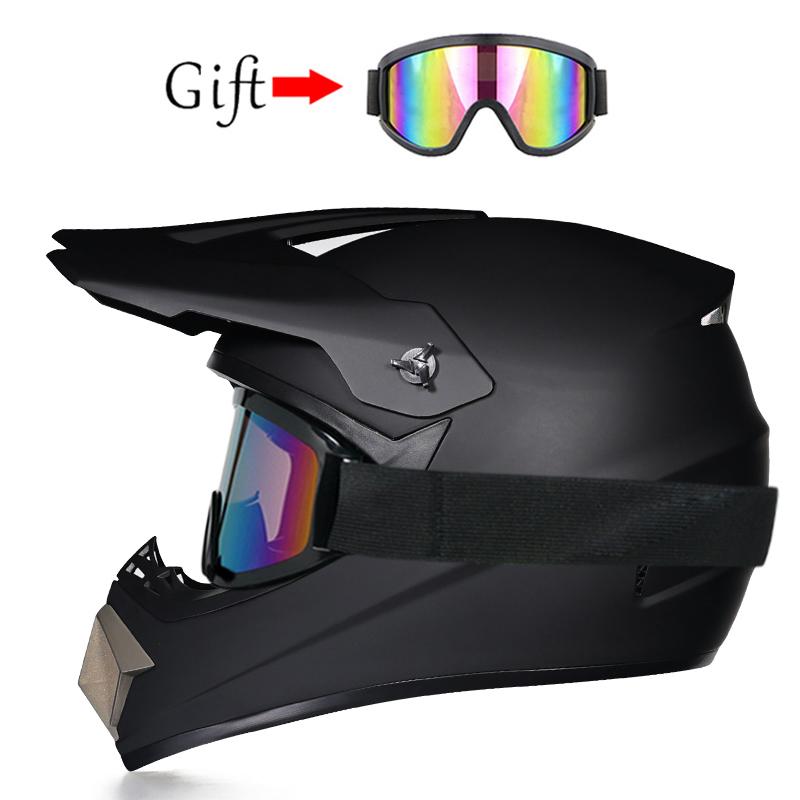 Teenage Professional Off-road Racing Helmet, Motorcycle Off-road Helmet, DOT Approved Motocross Goggles Gift Package