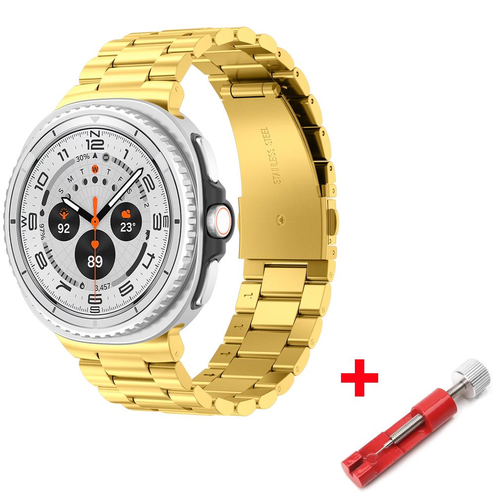 Luxury band for Samsung Galaxy watch 8 strap 40mm 44mm Stainless Steel Metal Bracelet correa Samsung galaxy watch 8 classic 46mm